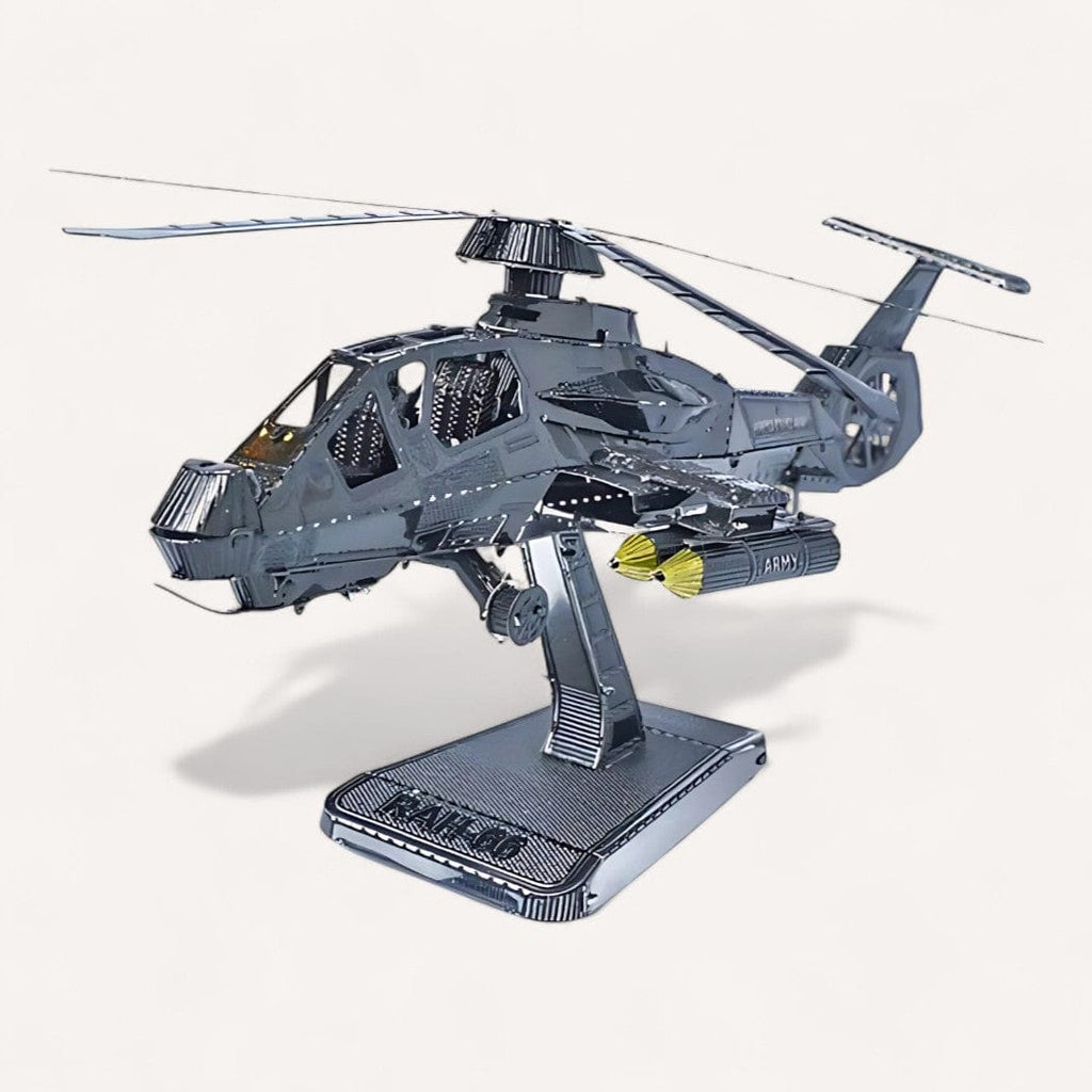 Puzzle 3d Hélicoptère en métal – Construisez, Assemblez & Admirez !