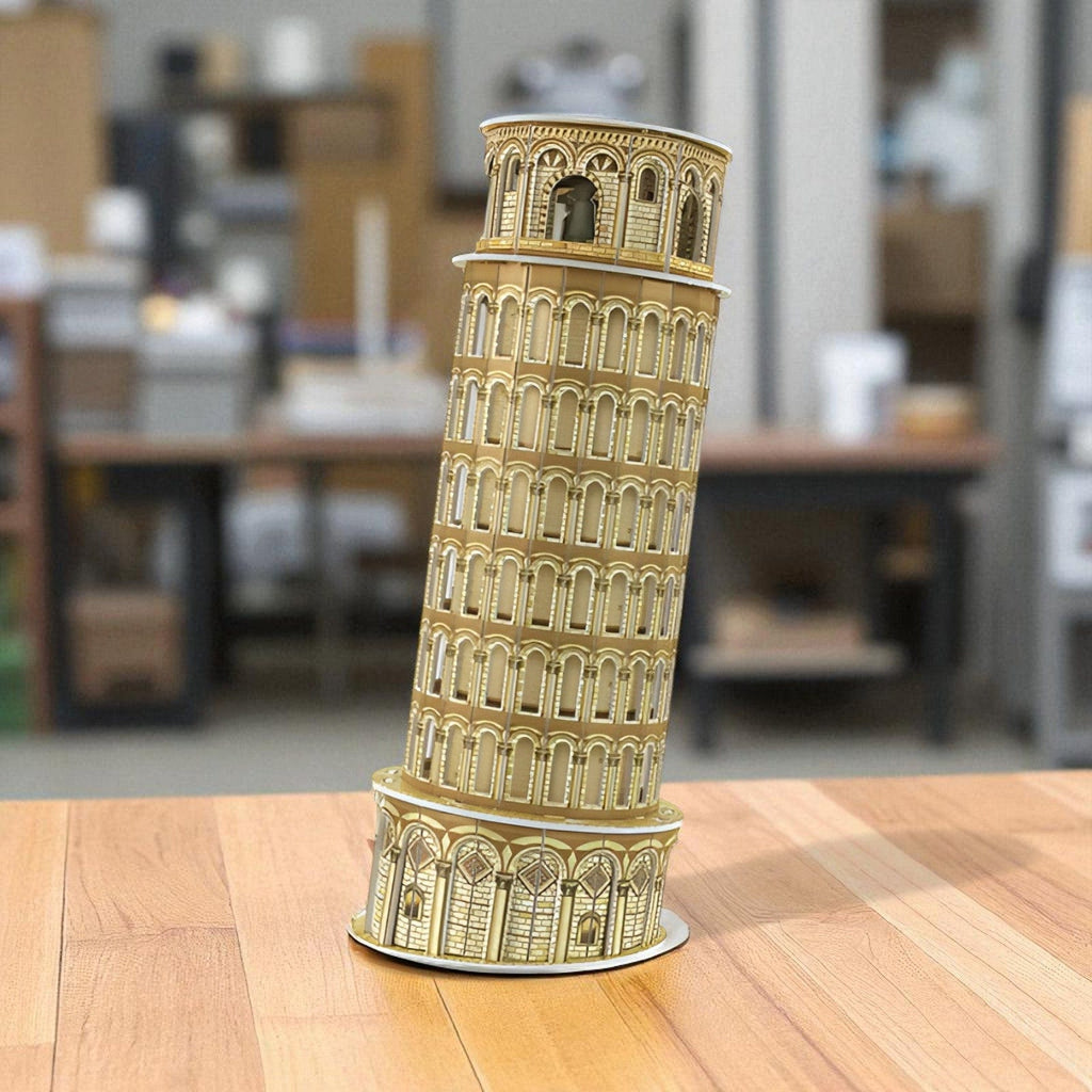 Puzzle 3D La Tour De Pise : Construisez l'icône penchée unique !