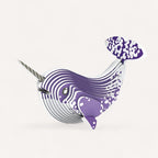 Puzzle 3D Narval - Construisez une Création Marine Époustouflante!