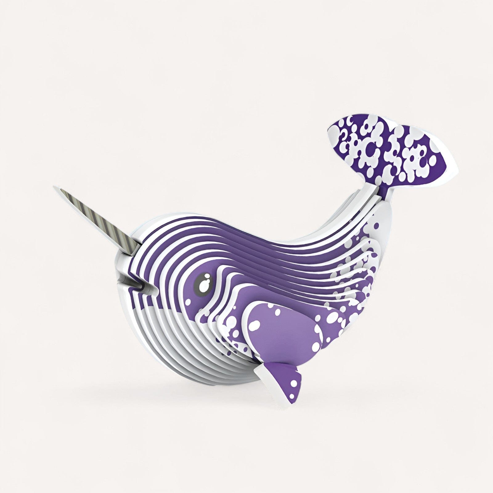 Puzzle 3D Narval - Construisez une Création Marine Époustouflante!