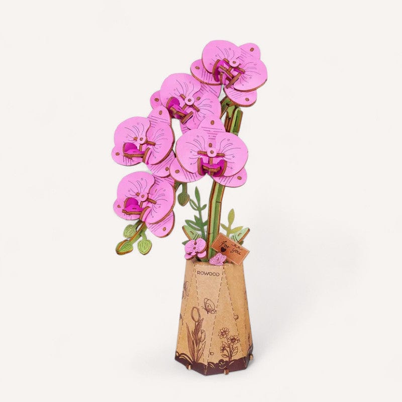 Puzzle 3d Orchidée – Assemblez la Beauté Florale en 3D Unique