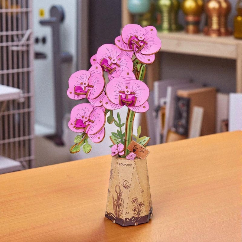 Puzzle 3d Orchidée – Assemblez la Beauté Florale en 3D Unique