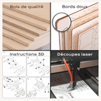 Puzzle 3d Orchidée Rose : Assemblez une œuvre florale unique et captivante