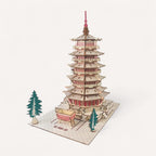 Puzzle 3d Pagode – Construisez un chef-d'œuvre unique
