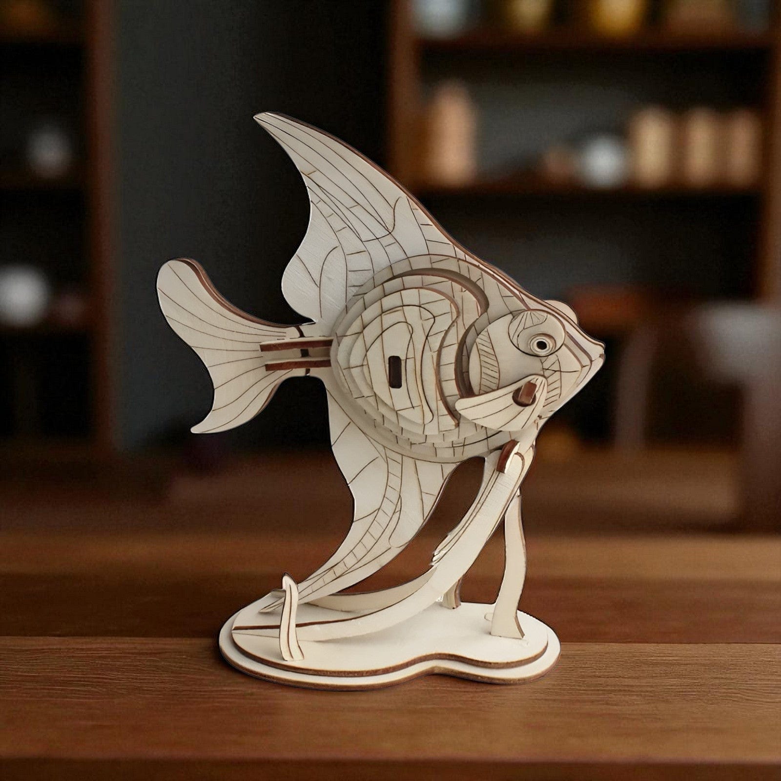 Puzzle 3D Poisson – Assemblez et Découvrez une Création Marine Unique