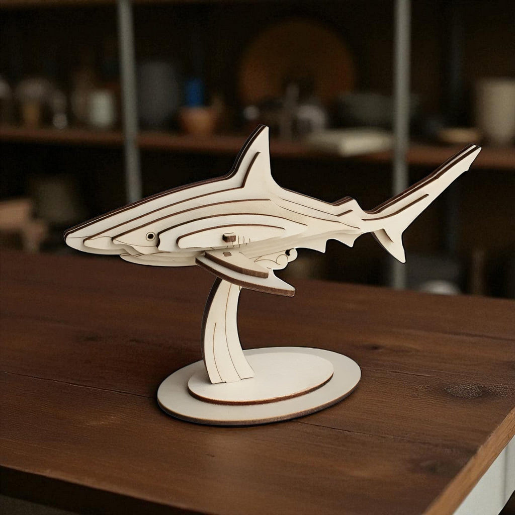 Puzzle 3D Requin – Construisez Une Créature Marine Impressionnante