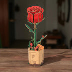 Puzzle 3d Rose – Construisez une œuvre d'art unique !
