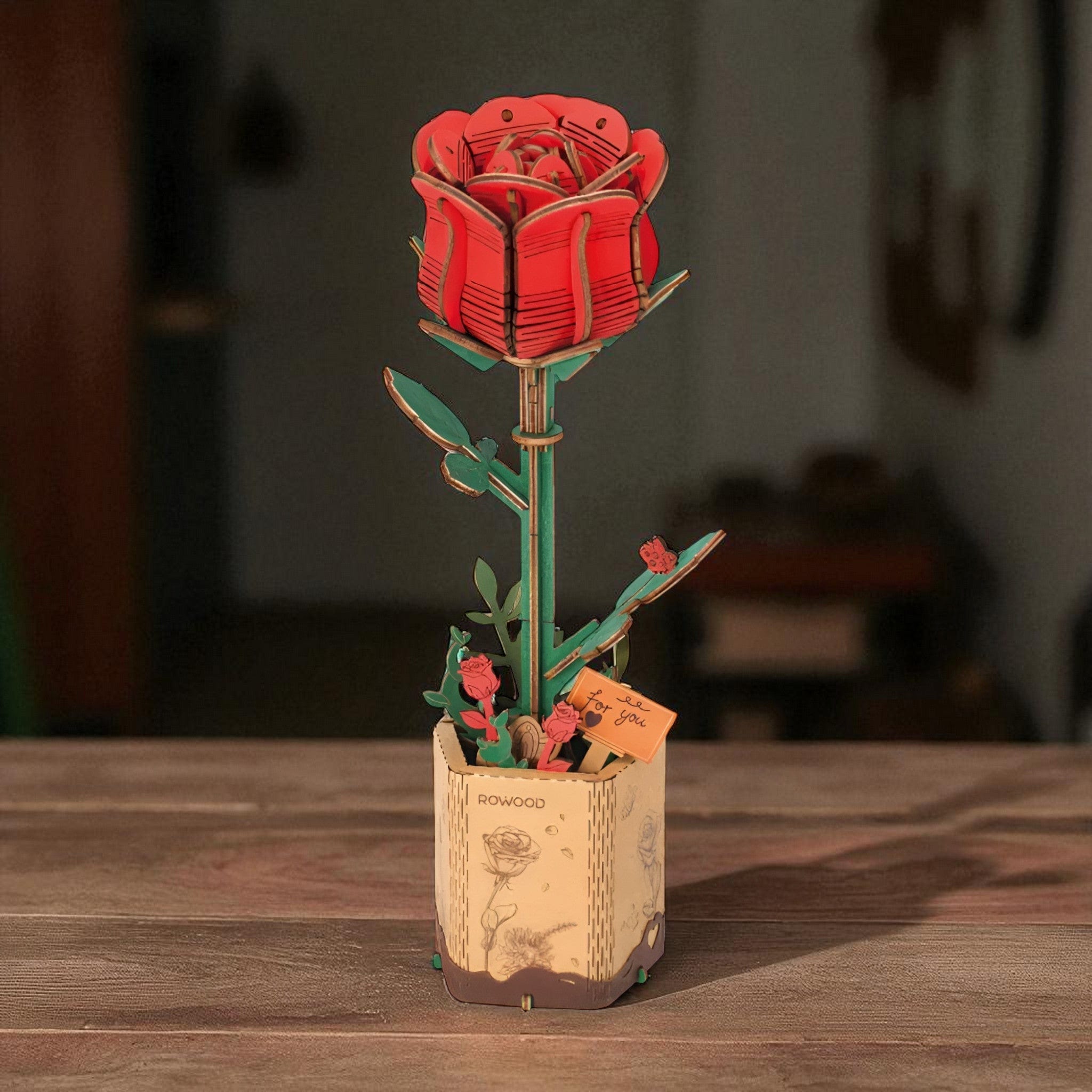 Puzzle 3d Rose – Construisez une œuvre d'art unique !