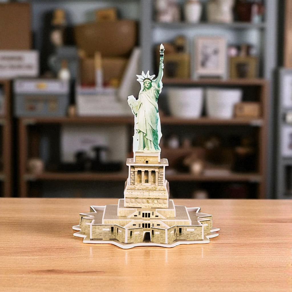 Puzzle 3D Statue De La Liberté – Construisez Une Icône Unique!