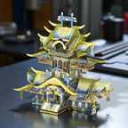 Puzzle 3d Temple Chinois Bleu – Explorez l'Art & la Magie