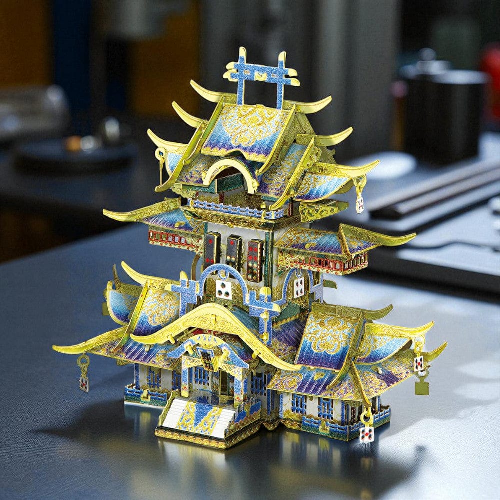 Puzzle 3d Temple Chinois Bleu – Explorez l'Art & la Magie