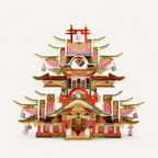 Puzzle 3d Temple Chinois – Construisez un chef-d'œuvre unique et captivant !