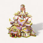 Puzzle 3d Temple Chinois Rose – Construisez un chef-d'œuvre unique !