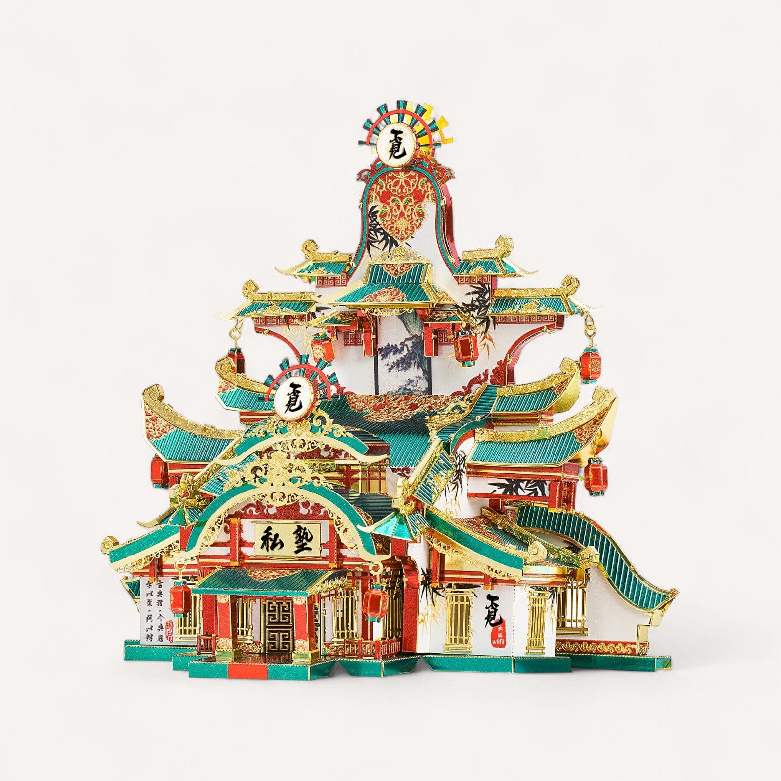 Puzzle 3d Temple Chinois Vert – Construisez un Chef-d'œuvre Unique!