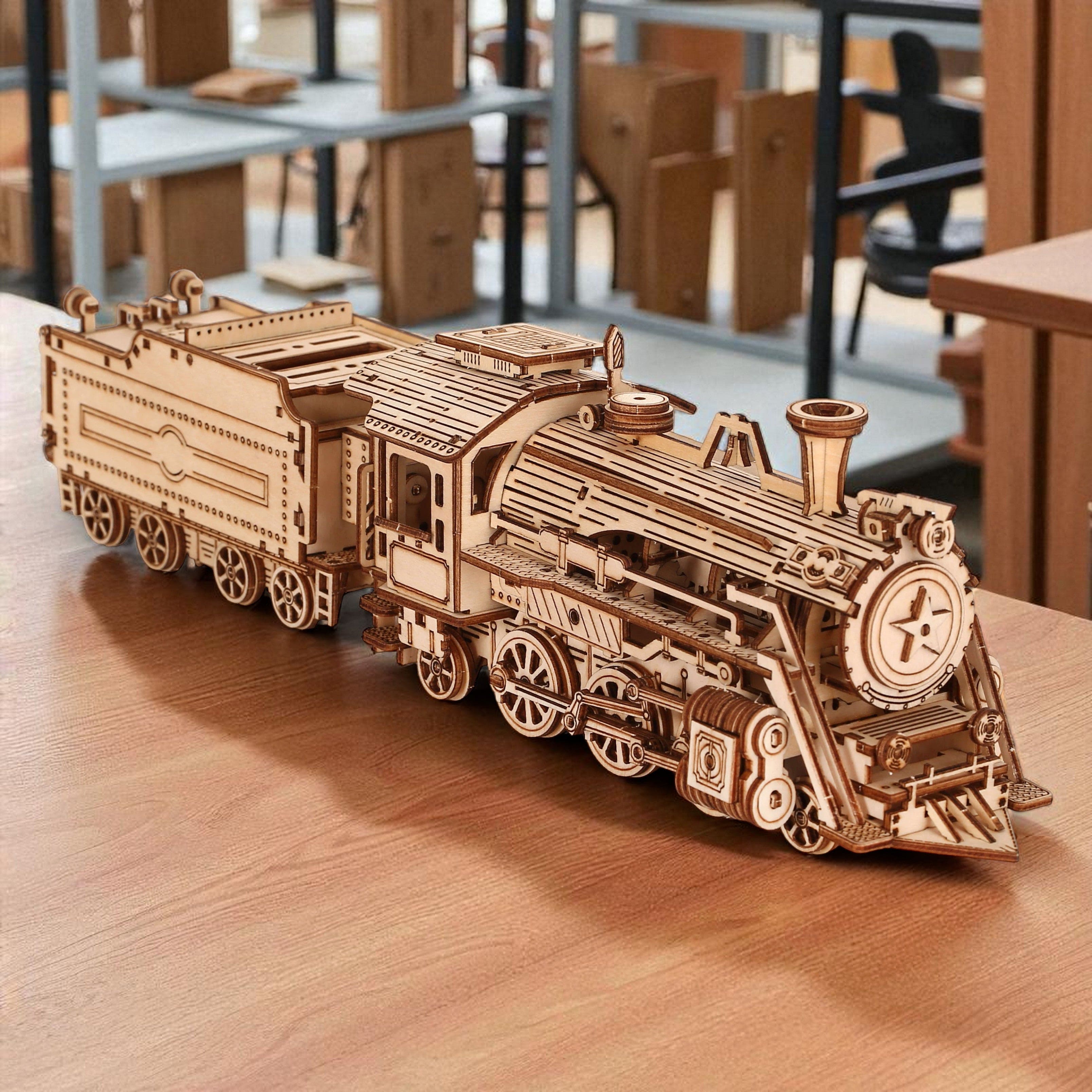 Puzzle 3D Train : Construisez des modèles uniques et captivants !