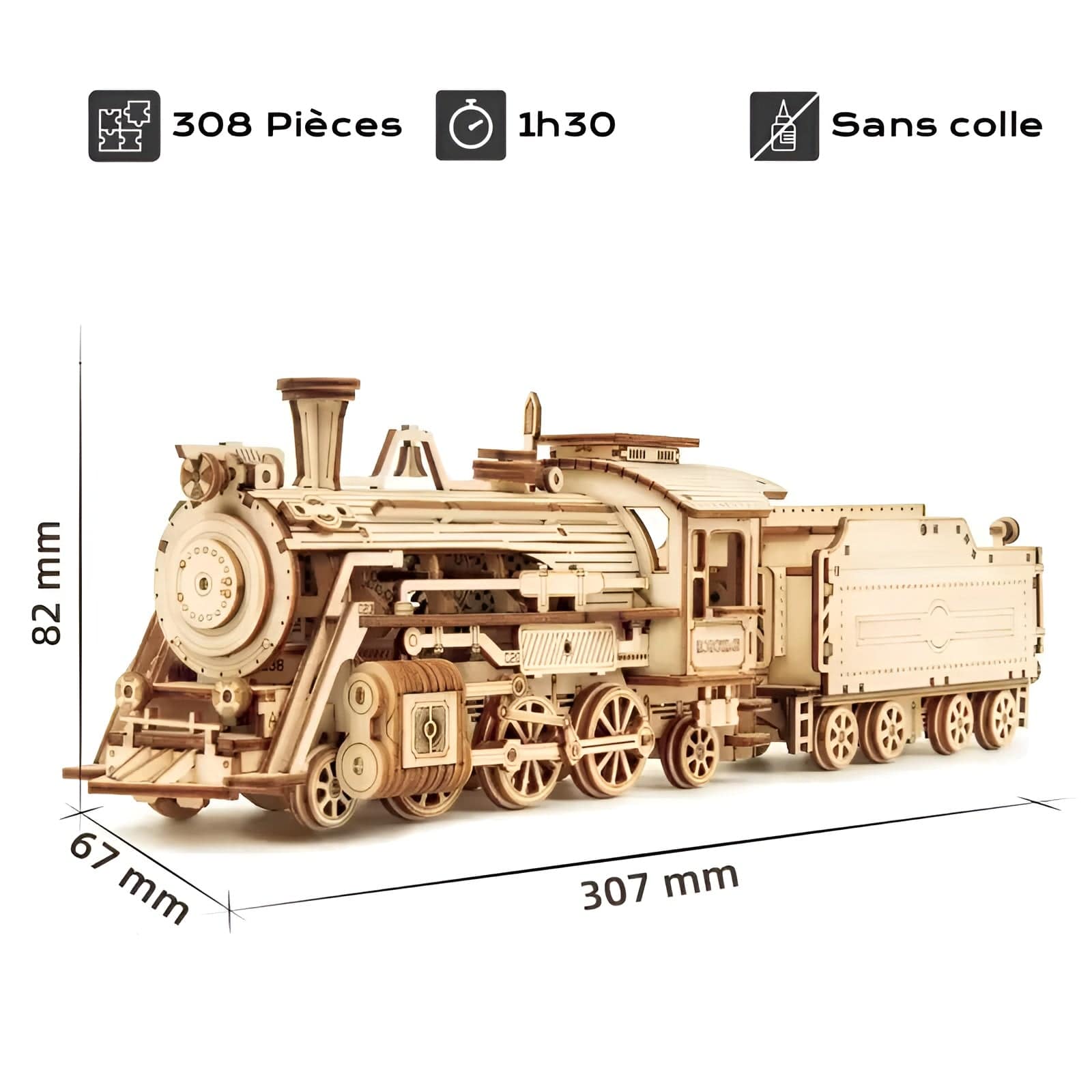 Puzzle 3D Train : Construisez des modèles uniques et captivants !