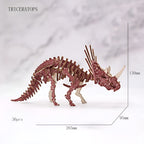 Puzzle 3d Triceratops – Assemblez un dinosaure préhistorique fascinant !
