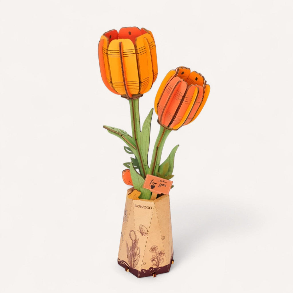 Puzzle 3d Tulipe : Créez une œuvre florale unique et captivante