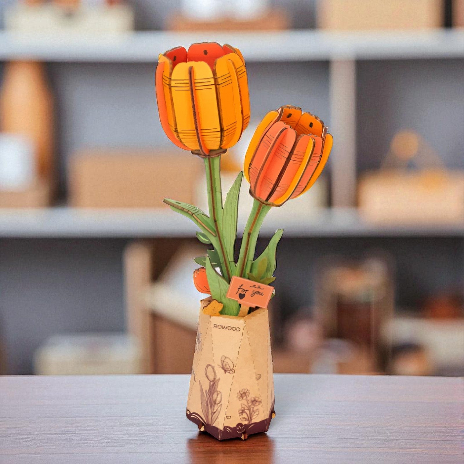 Puzzle 3d Tulipe : Créez une œuvre florale unique et captivante