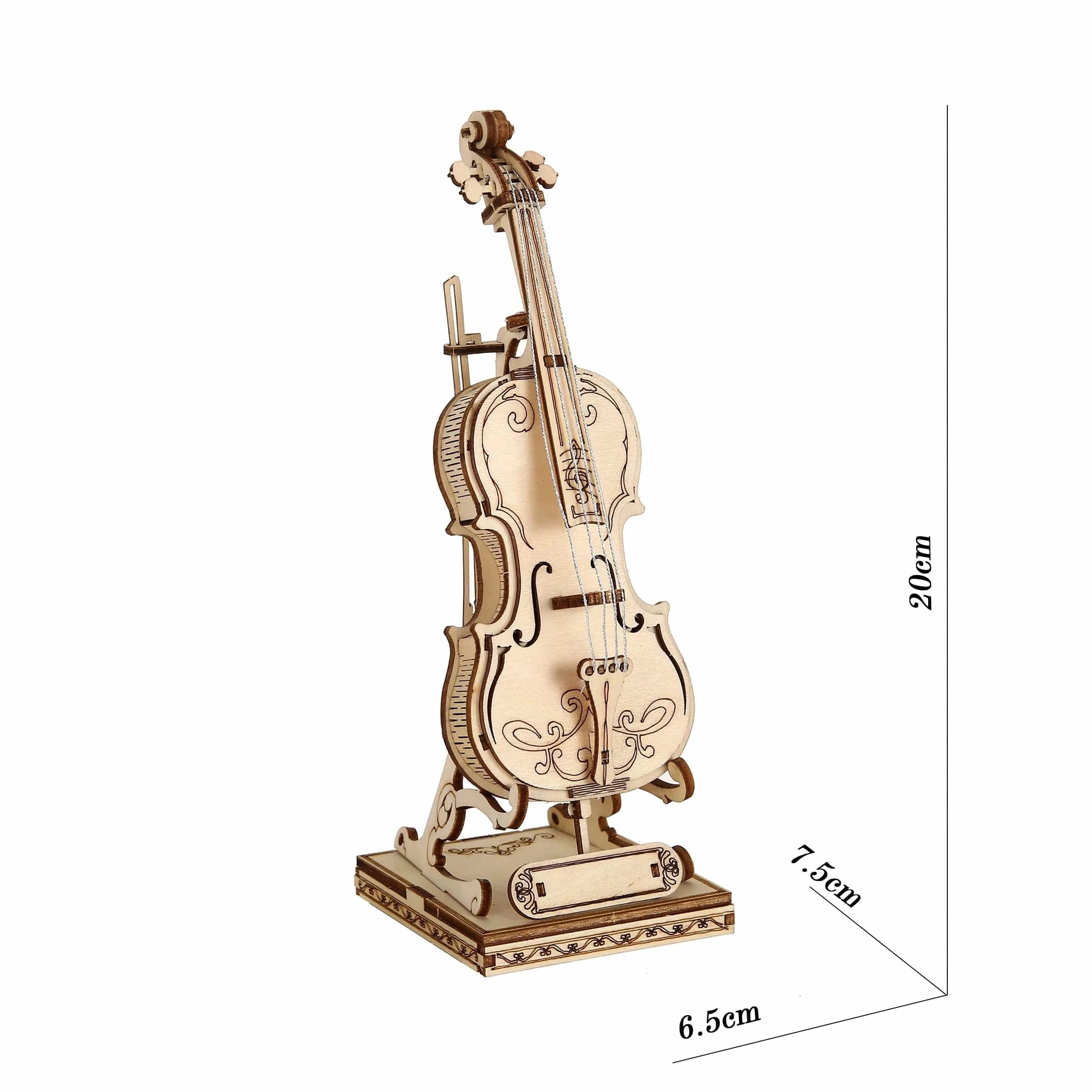 Puzzle 3D Violon – Assemblez et Émerveillez avec Un Chef-d’Œuvre Unique