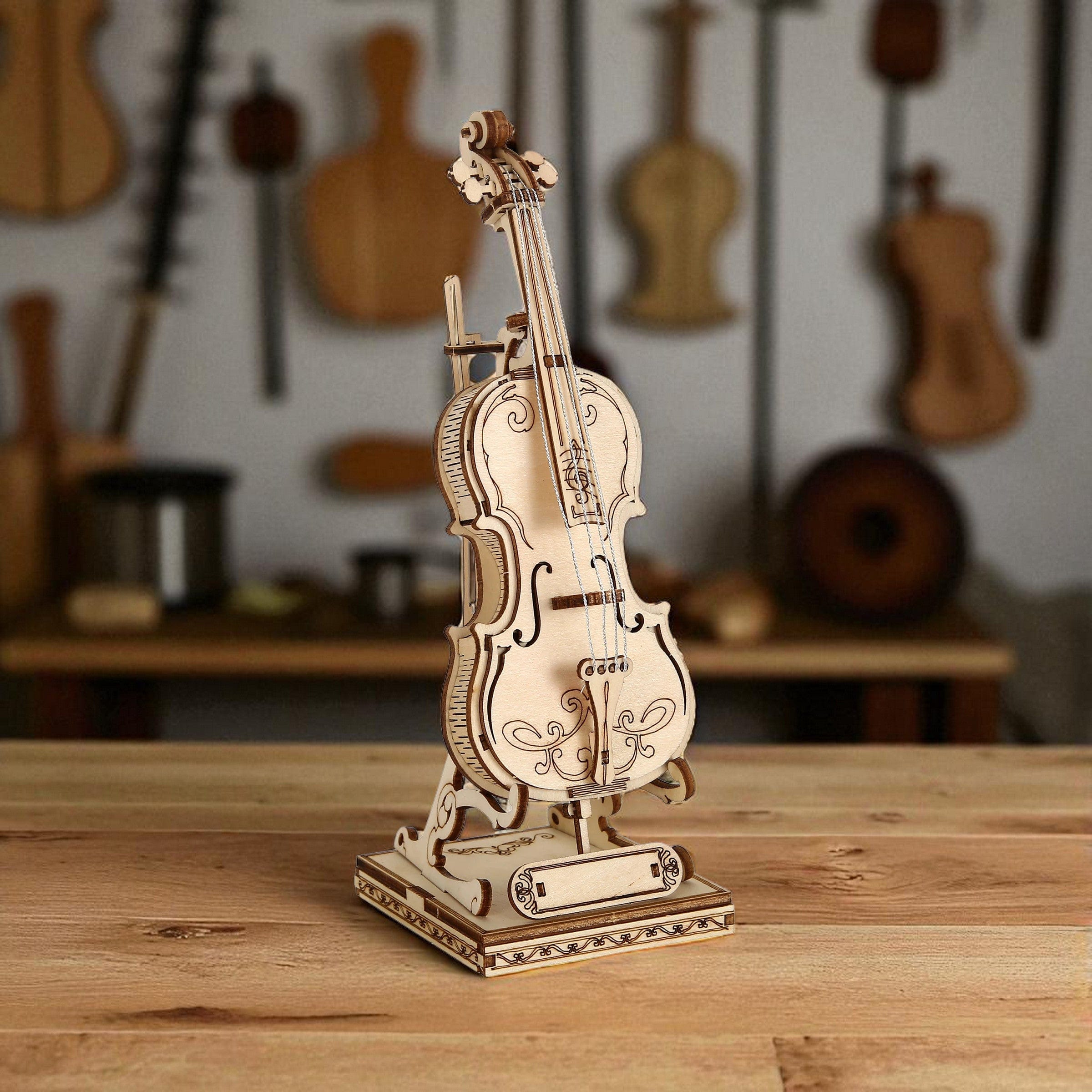 Puzzle 3D Violon – Assemblez et Émerveillez avec Un Chef-d’Œuvre Unique