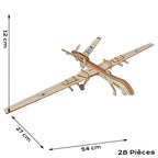 Puzzle Avion En Bois 3d : Construisez, Volez & Émerveillez-vous !