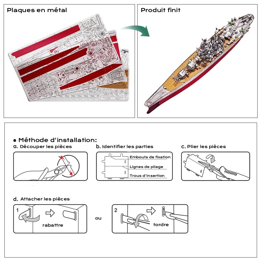 Puzzle Bateau 3D : Construisez des modèles captivants et uniques