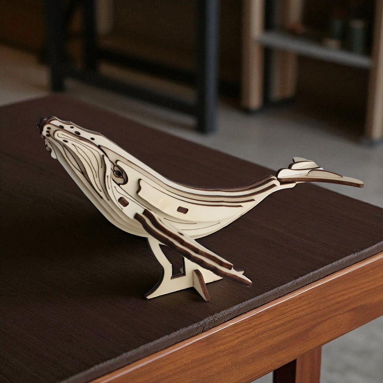 Puzzle Bois 3d Baleine – Assemblez et Découvrez une Création Unique!