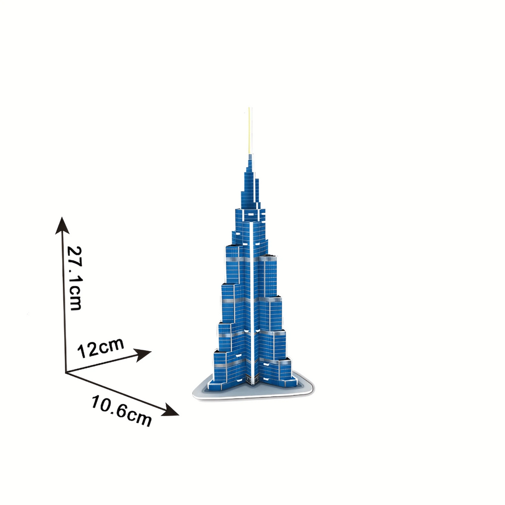 Puzzle Burj Khalifa 3D - Construisez l’icône, vivez l’expérience unique