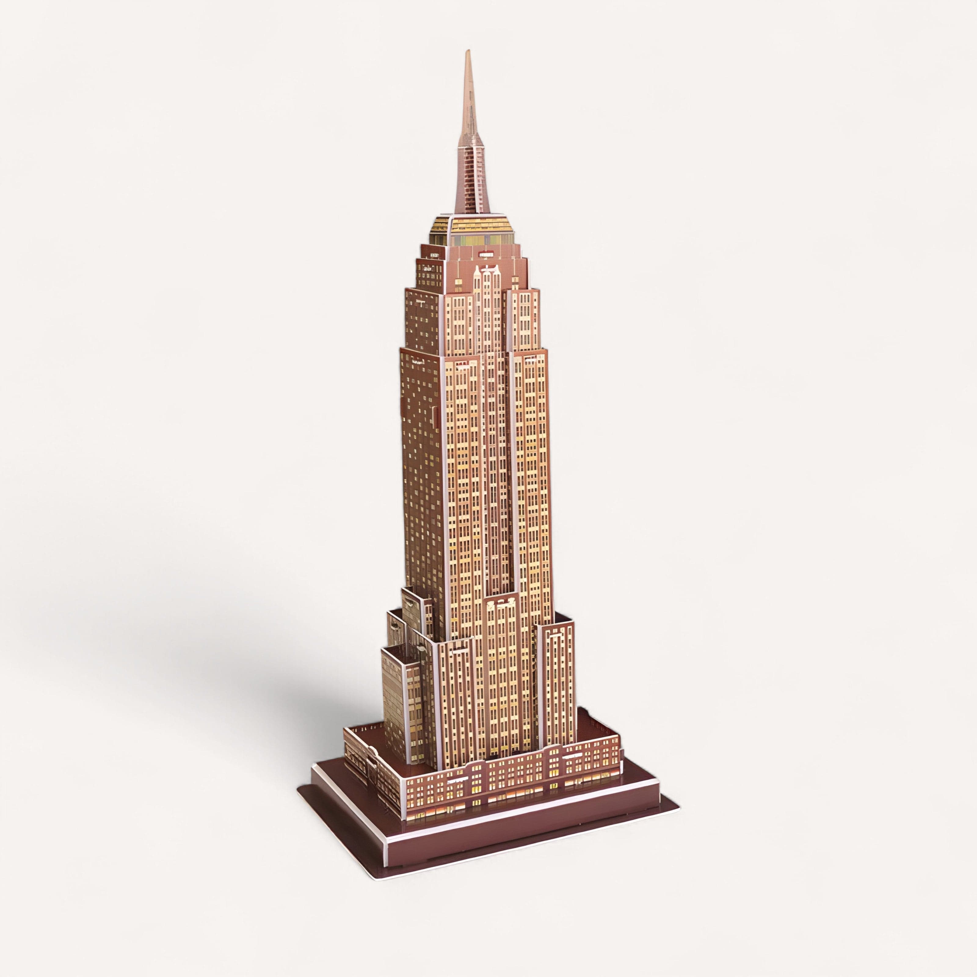 Puzzle Empire State Building 3D : Construisez un chef-d'œuvre unique !