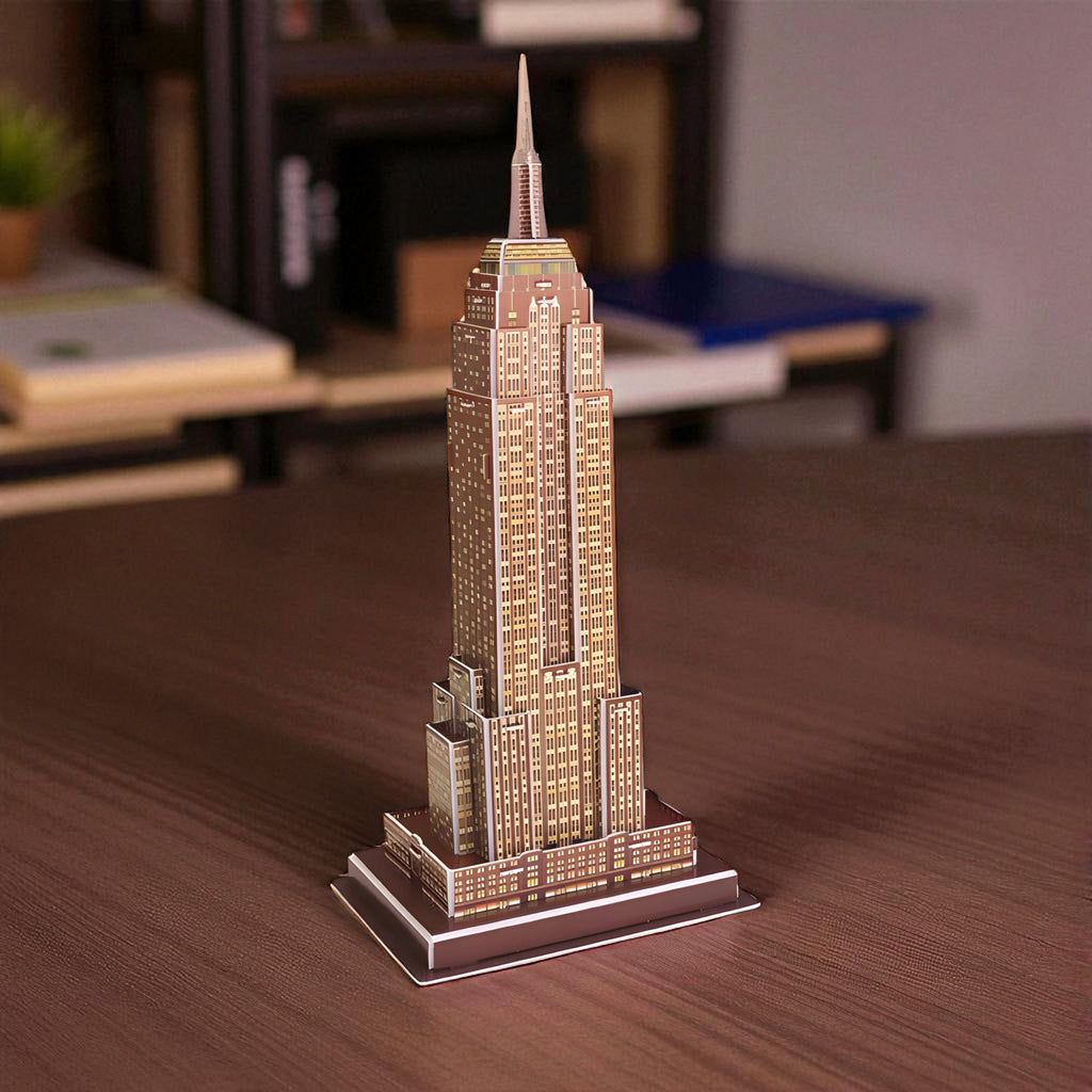 Puzzle Empire State Building 3D : Construisez un chef-d'œuvre unique !