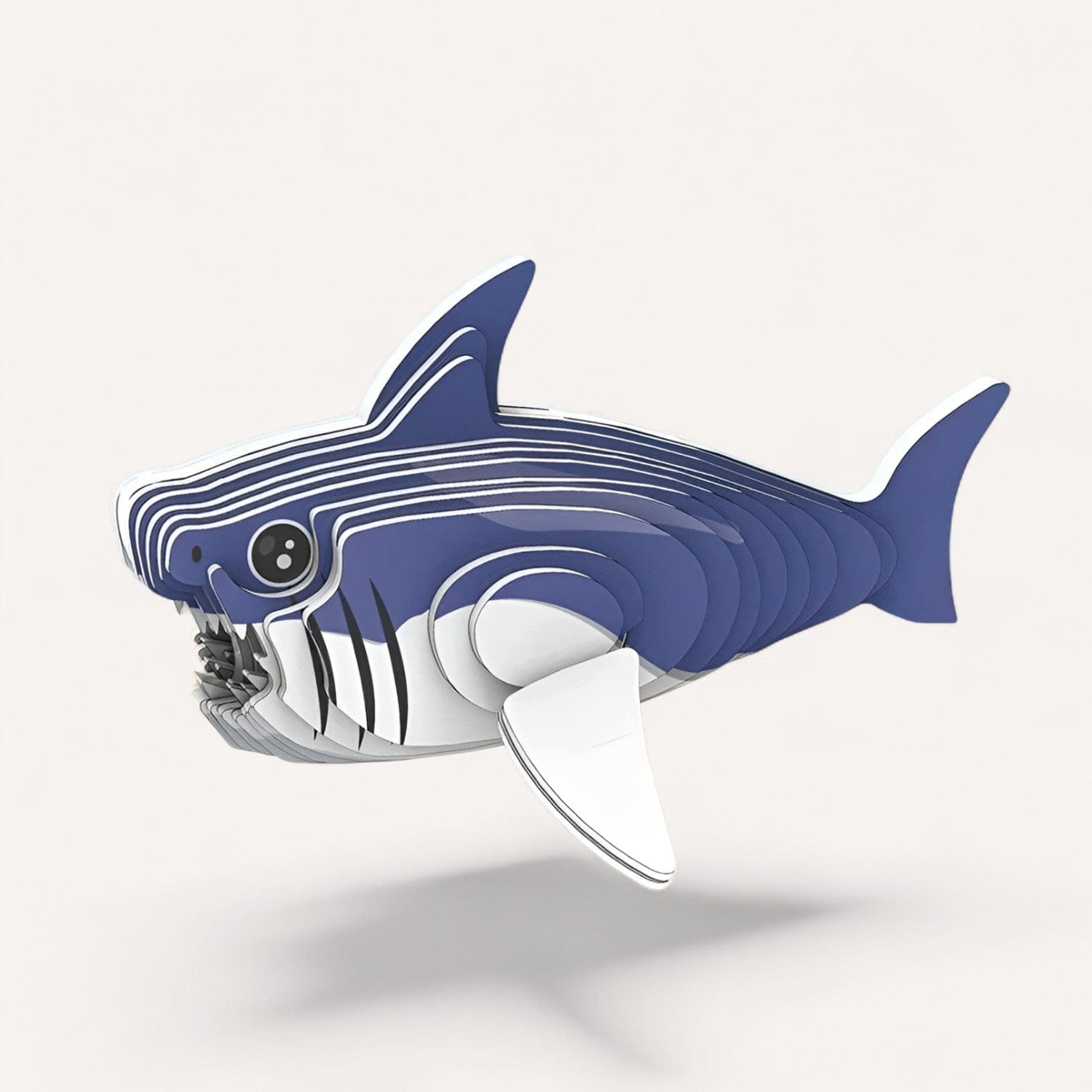 Puzzle Papier 3d Requin : Créez un Requin 3D Amusant