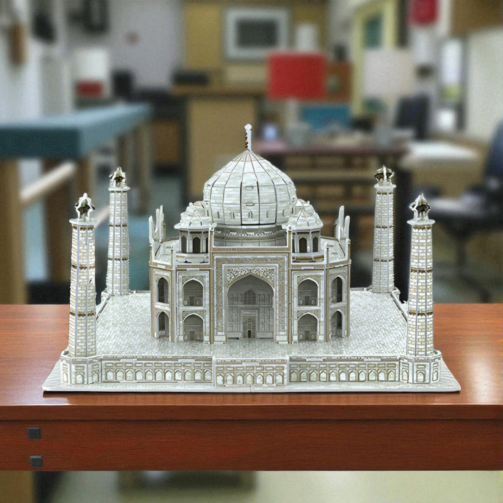 Puzzle Taj Mahal 3D : Construisez la splendeur en relief unique !