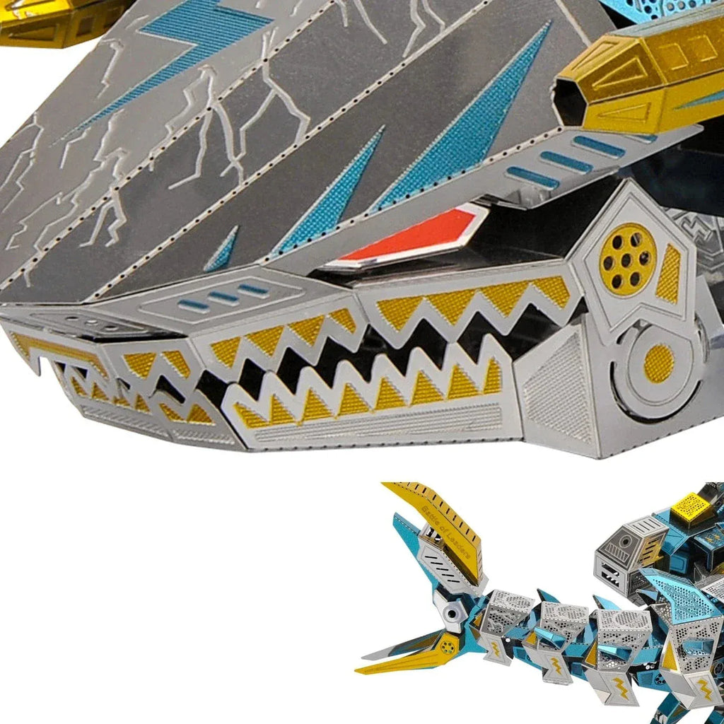 Puzzle 3D Requin Robot : Découvrez des modèles uniques pour dominer les flots !
