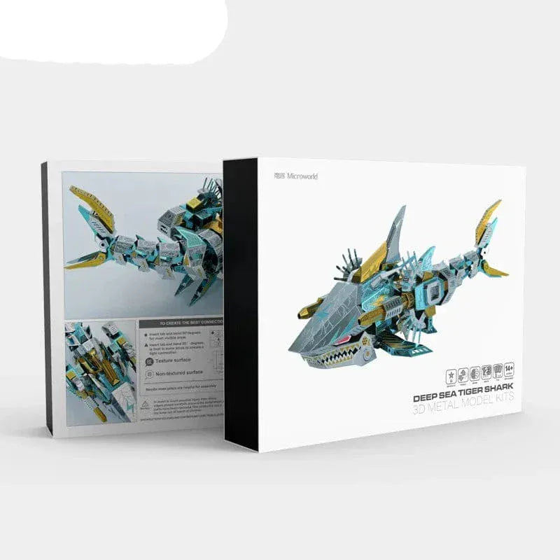 Puzzle 3D Requin Robot : Découvrez des modèles uniques pour dominer les flots !