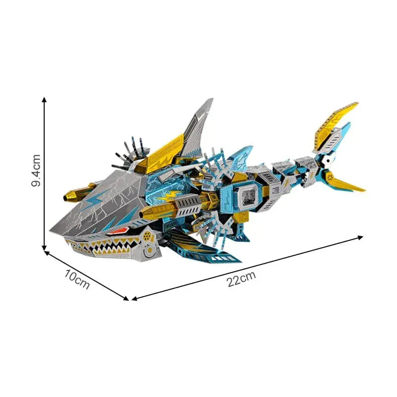 Puzzle 3D Requin Robot : Découvrez des modèles uniques pour dominer les flots !