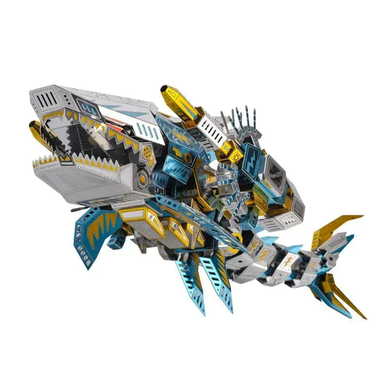 Puzzle 3D Requin Robot : Découvrez des modèles uniques pour dominer les flots !