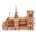 Cathédrale Notre Dame - puzzle 3d en bois