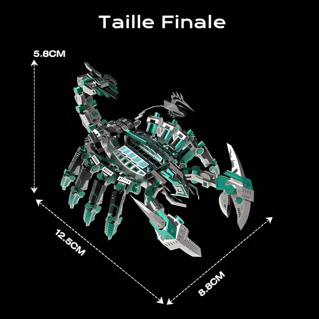 Scorpion 3d Metal Puzzle – Défi Unique & Modèle Décoratif