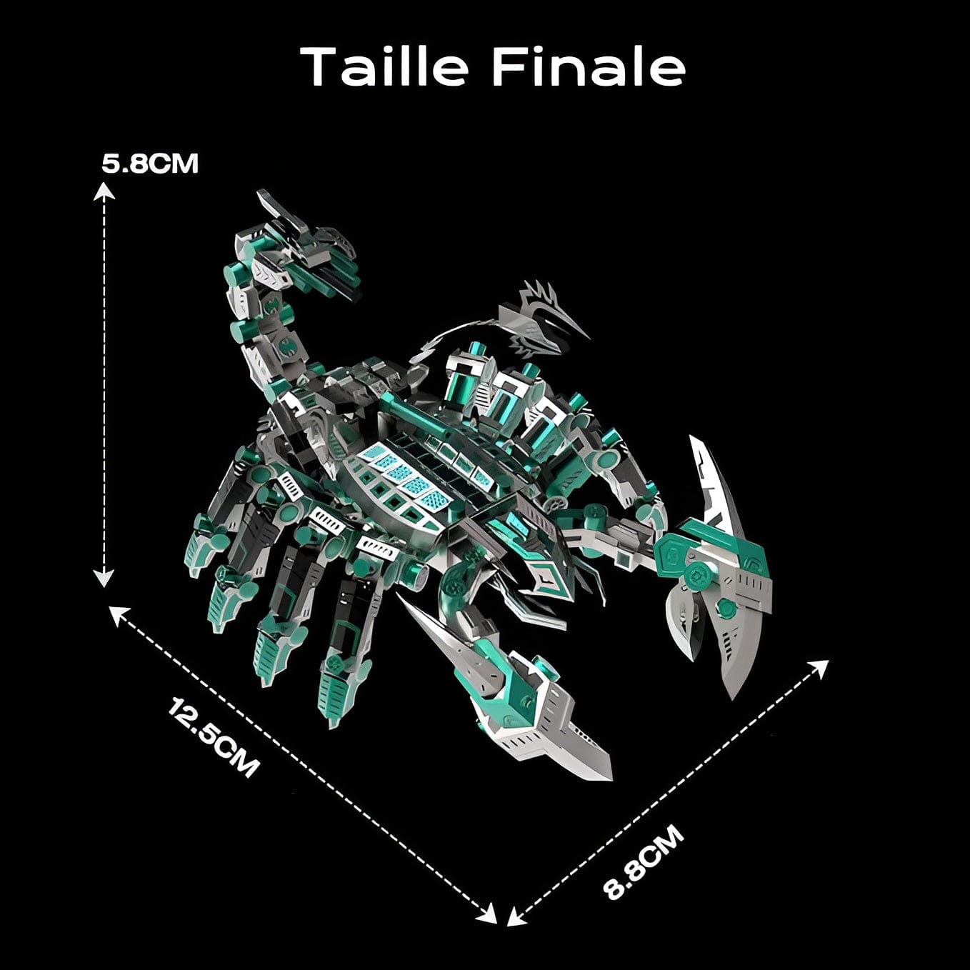 Scorpion 3d Metal Puzzle – Défi Unique & Modèle Décoratif