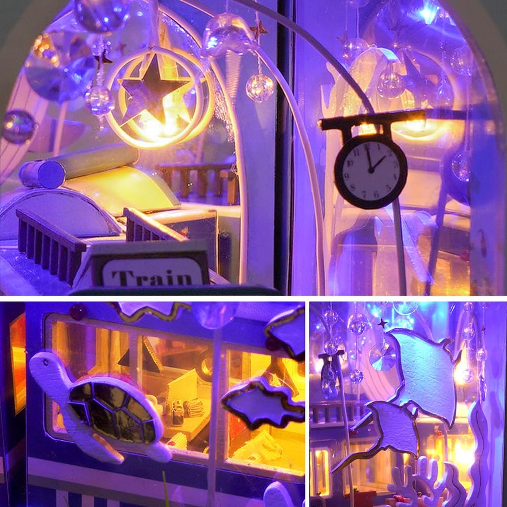 Puzzle 3D Book Nook : Créez des décors miniatures fascinants !
