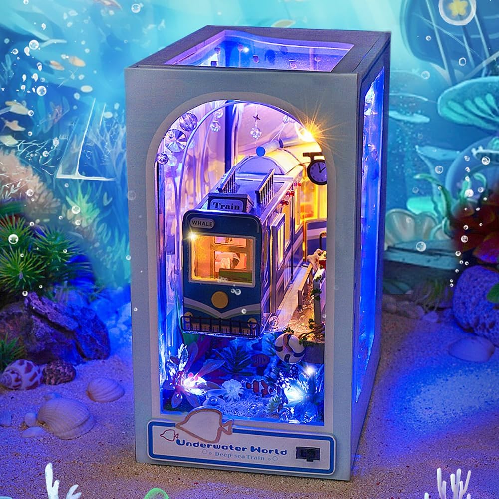 Puzzle 3D Book Nook : Créez des décors miniatures fascinants !