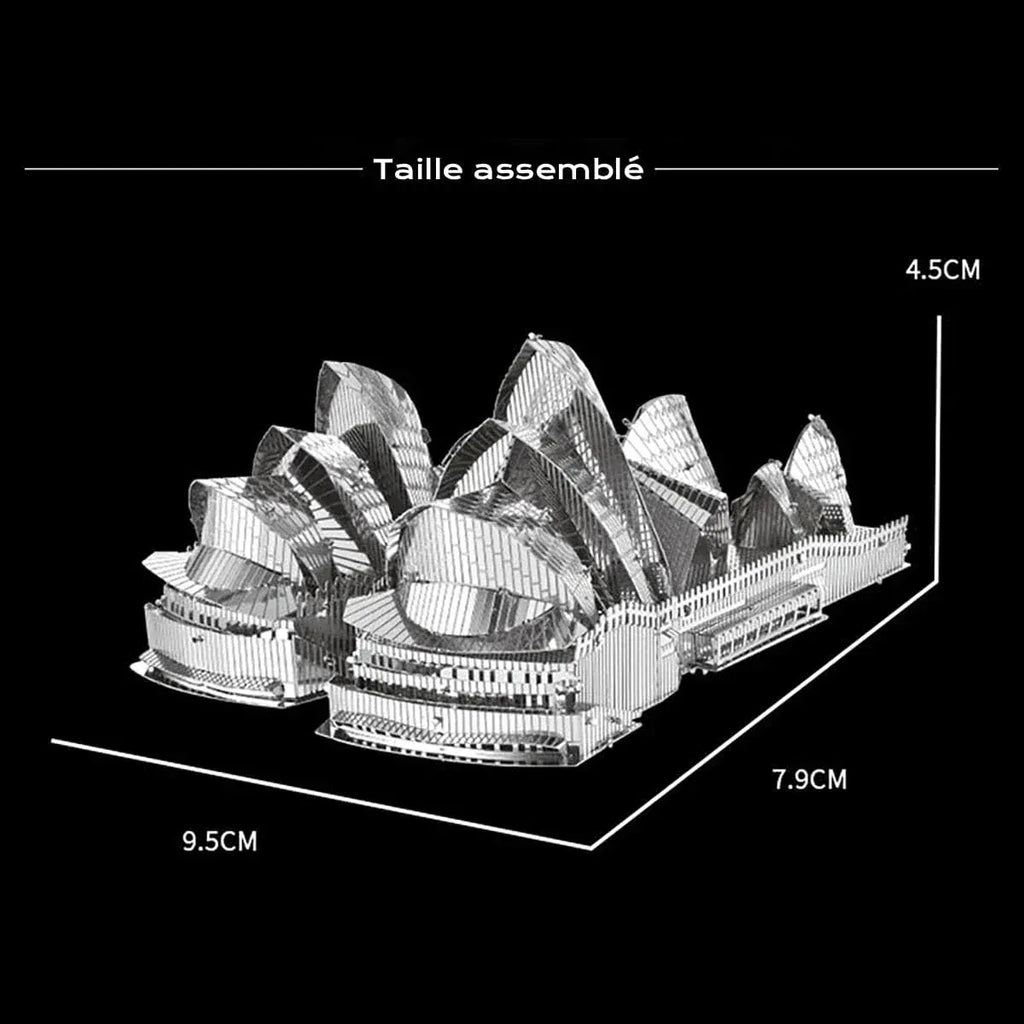 Puzzle 3D Sydney Opera House Métal : Découvrez l’icône architecturale incontournable