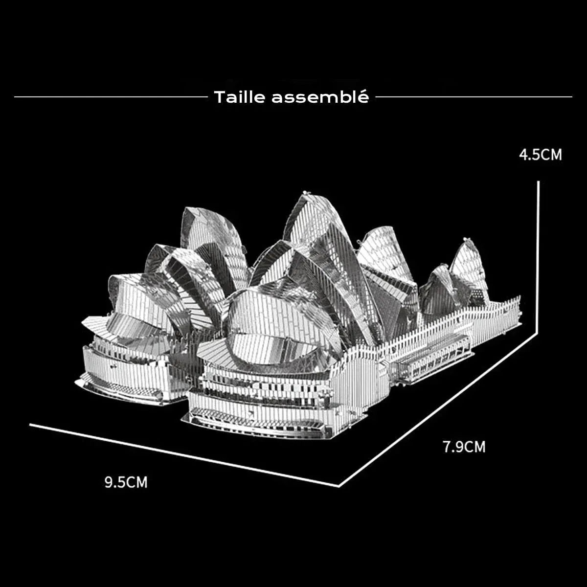 Puzzle 3D Sydney Opera House Métal : Découvrez l’icône architecturale incontournable