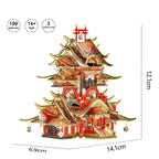Puzzle 3d Temple Chinois – Construisez un chef-d'œuvre unique et captivant !