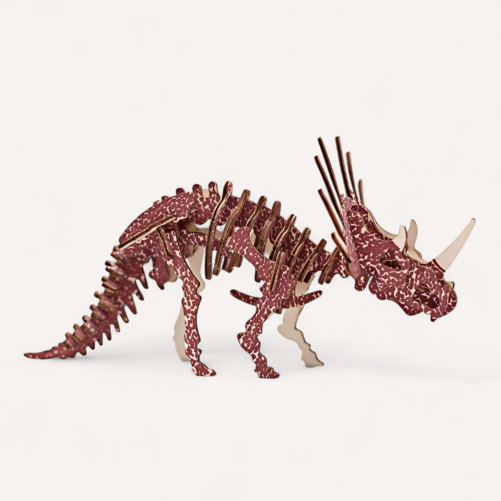 Puzzle 3d Triceratops – Assemblez un dinosaure préhistorique fascinant !