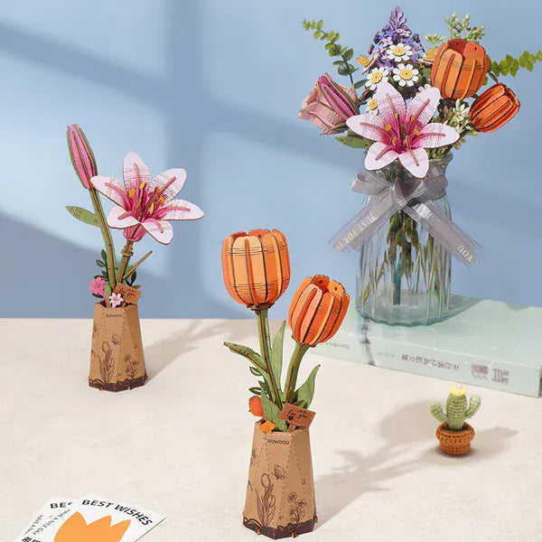 Puzzle 3d Tulipe : Créez une œuvre florale unique et captivante