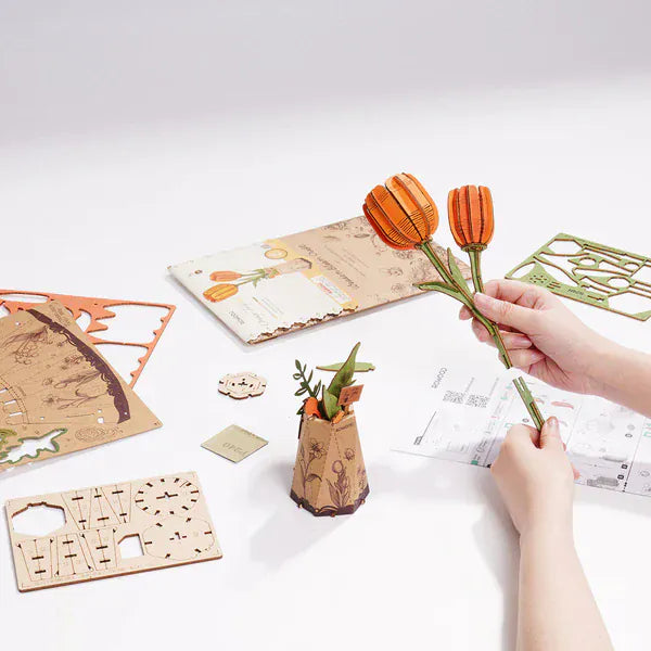 Puzzle 3d Tulipe : Créez une œuvre florale unique et captivante