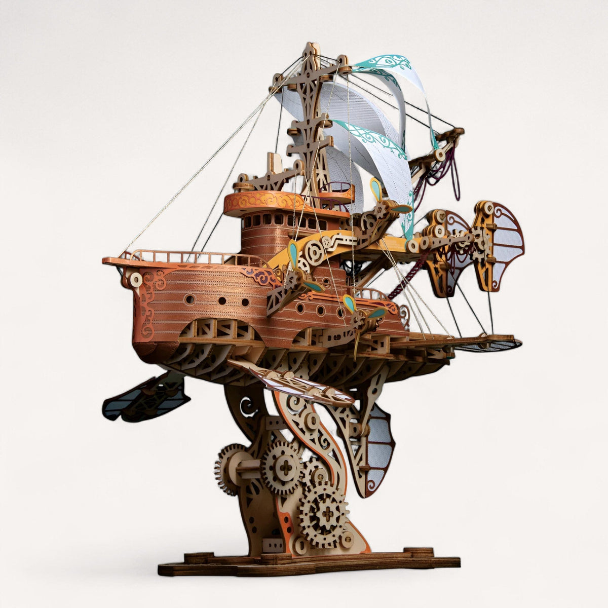 Maquette Bateau En Bois à Construire Électrique – Puzzle DIY Scientifique 6-14 Ans, Navigation Réaliste