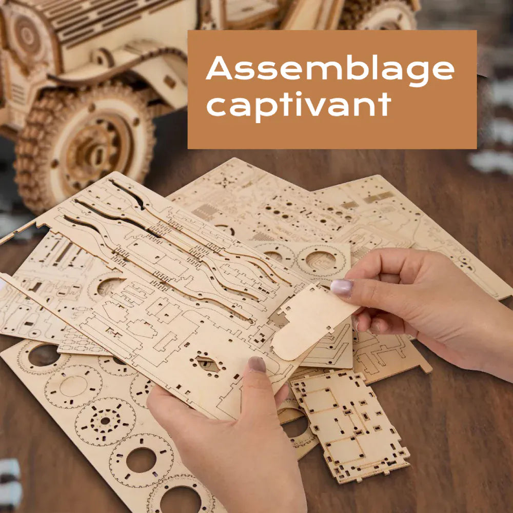 Maquette Voiture 4x4 – Construisez Votre Modèle Réaliste en Bois